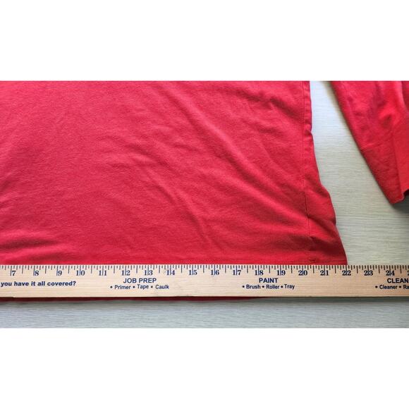 TOP/BLOUSE-JONES NEW YORK-Dark Pumpkin Orange-Tab Long Sleeves-Bottom Hem-X-Lrg - Picture 9 of 11